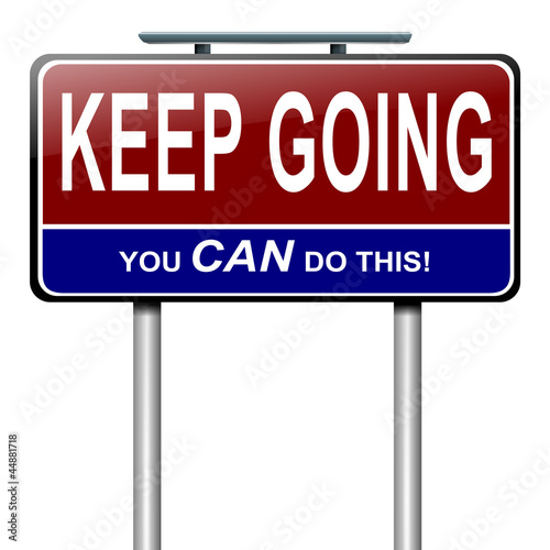 Illustration: Motivational message. Motivational message.