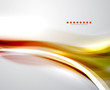 Colorful wave business template