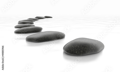 Photo: Stones on White Sea Stones on White Sea