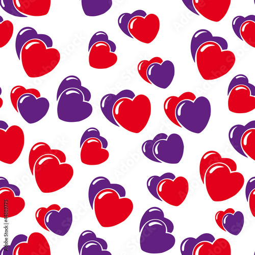 Вектор: hearts background isolated on white hearts background isolated on white