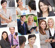 Interracial Men & Women Business Team