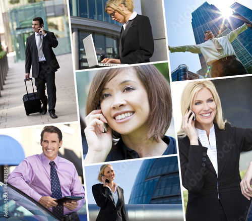Photo: Interracial Men & Women Business Team Interracial Men & Women Business Team