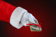 Santa Claus Hand With Money