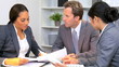 Meeting Multi Ethnic Business Team