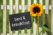 canvas print picture - bed and breakfast