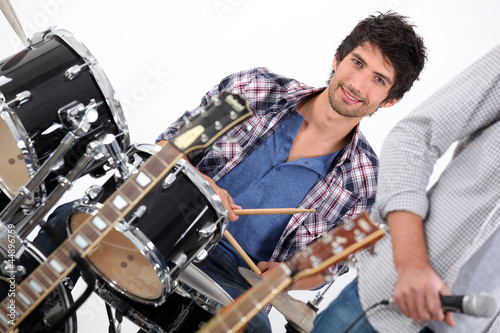 Photo: Drummer in a band Drummer in a band