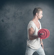 lifting weights