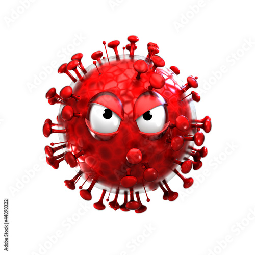 Illustration: Virus mascotte Virus mascotte
