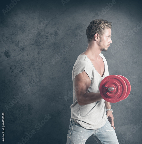 Photo: lifting weights lifting weights