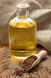 Linseed oil and flax seeds