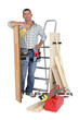 carpenter and his equipment