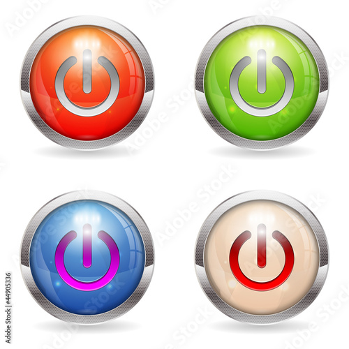 Vector: Set Gloss button with Switch Set Gloss button with Switch