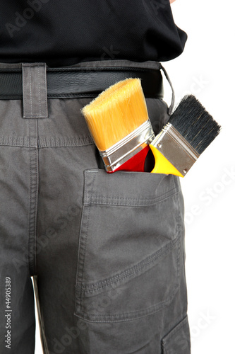 Photo: brushes in back pocket close-up brushes in back pocket close-up