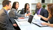 Multi Ethnic Boardroom Business Meeting