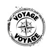 Vector: timbre voyage timbre voyage
