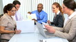 African American Businessman Advertising Team Meeting