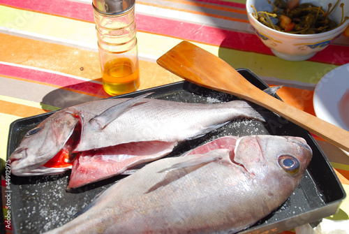 Photo: PESCADO A LA PLANCHA. BORRIQUTE O PLECTORHINCHUS MEDITERRANEUS PESCADO A LA PLANCHA. BORRIQUTE O PLECTORHINCHUS MEDITERRANEUS