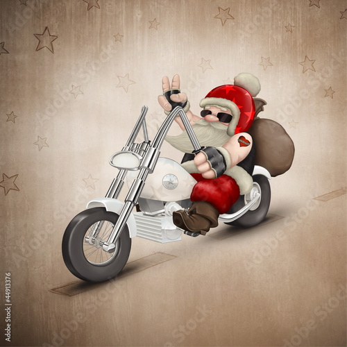 Illustration: Motorized Santa Claus Motorized Santa Claus