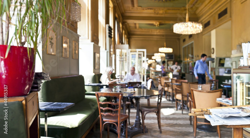 Photo: Traditional viennese coffee house Traditional viennese coffee house