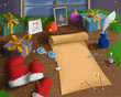 Santa's working desk