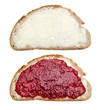 Butterbrot und Marmeladebrot
