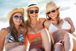 Group Of Teenage Girls Enjoying Beach Holiday Together