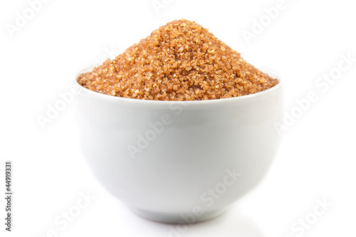 Photo: bowl with brown sugar bowl with brown sugar