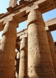 Die große Säulenhalle (Hypostyl) im Karnak-Tempel, Luxor, Ägypte
