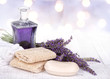 Photo: Lavender spa still life Lavender spa still life