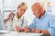 Patient in der Arztpraxis