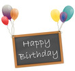 Tafel happy birthday