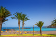 Adeje coast Las americas beach in south Tenerife