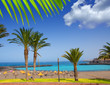 Adeje coast Las americas beach in south Tenerife
