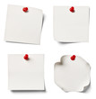 white note paper office business