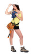 Sexy female carpenter