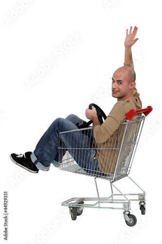 Photo: I transformed my trolley into a cart I transformed my trolley into a cart