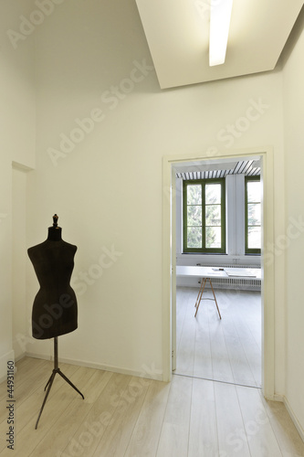 Photo: interior, office, studio room with dummy interior, office, studio room with dummy