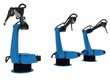 Illustration: Industrial Robotic Arm Isolated Industrial Robotic Arm Isolated