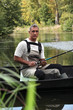Fisherman in a boat
