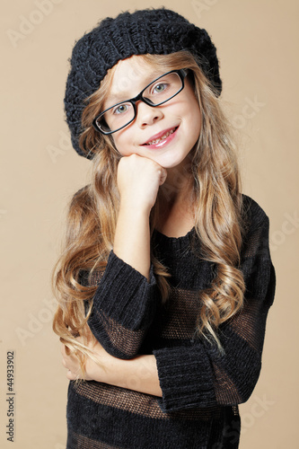Photo: Fashion kid girl Fashion kid girl