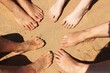 piedi in cerchio