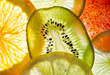fruit mix (fig, lime, lemon, orange, kiwi)