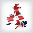Vektor: Karte UK Karte UK
