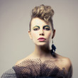 Beautiful lady punk