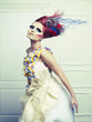 Photo: Lady with avant-garde hair Lady with avant-garde hair