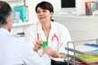 Female medical consultation