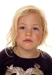 Foto: Portrait eines Mädchens. Kinderkopf. Portrait eines Mädchens. Kinderkopf.