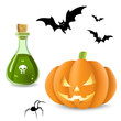 Vector: Halloween elements Halloween elements