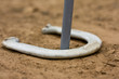 Ringer in horseshoes game