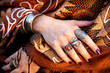Tribal hands